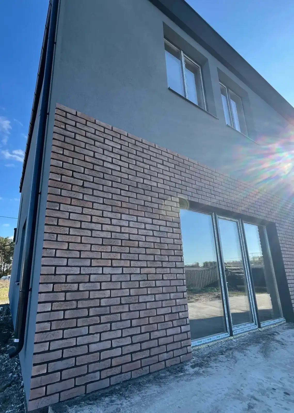 Фасадна плитка Loft Brick Бельгійська 02 бордовий 240×71 мм, фото 5
