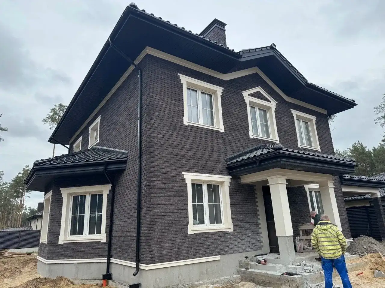 Фасадна плитка Loft Brick Манхеттен 30 коричневий 210×65 мм, фото 2