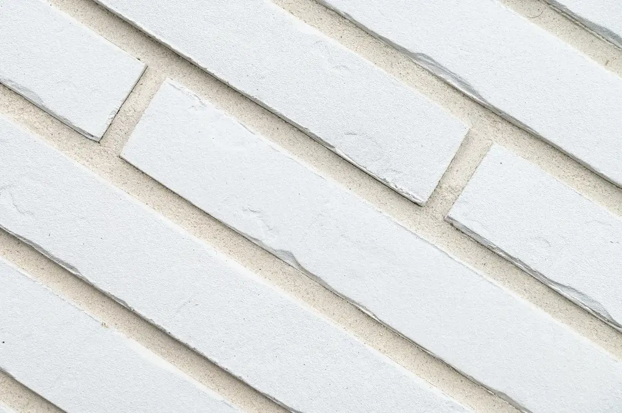 Фасадна плитка Loft Brick Montblanc 20 білий ригель, фото 3
