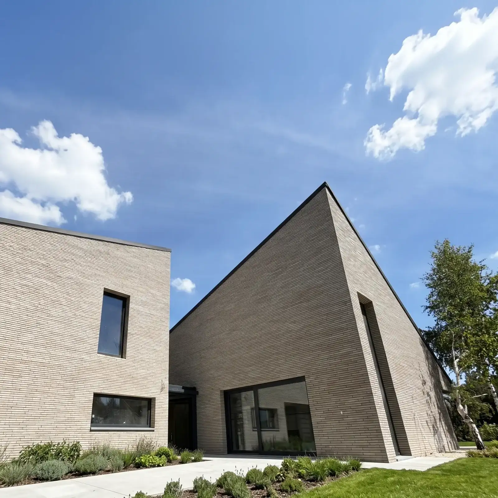 Фасадна плитка Loft Brick Rockface 535 світло-бежевий ригель, фото 2