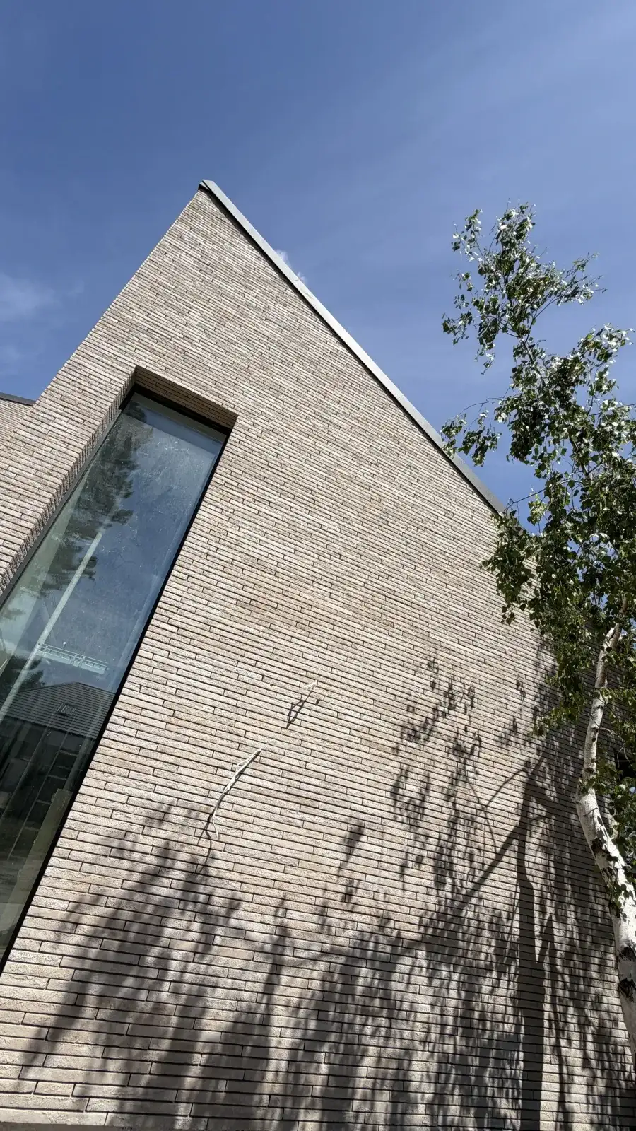 Фасадна плитка Loft Brick Rockface 535 світло-бежевий ригель, фото 5