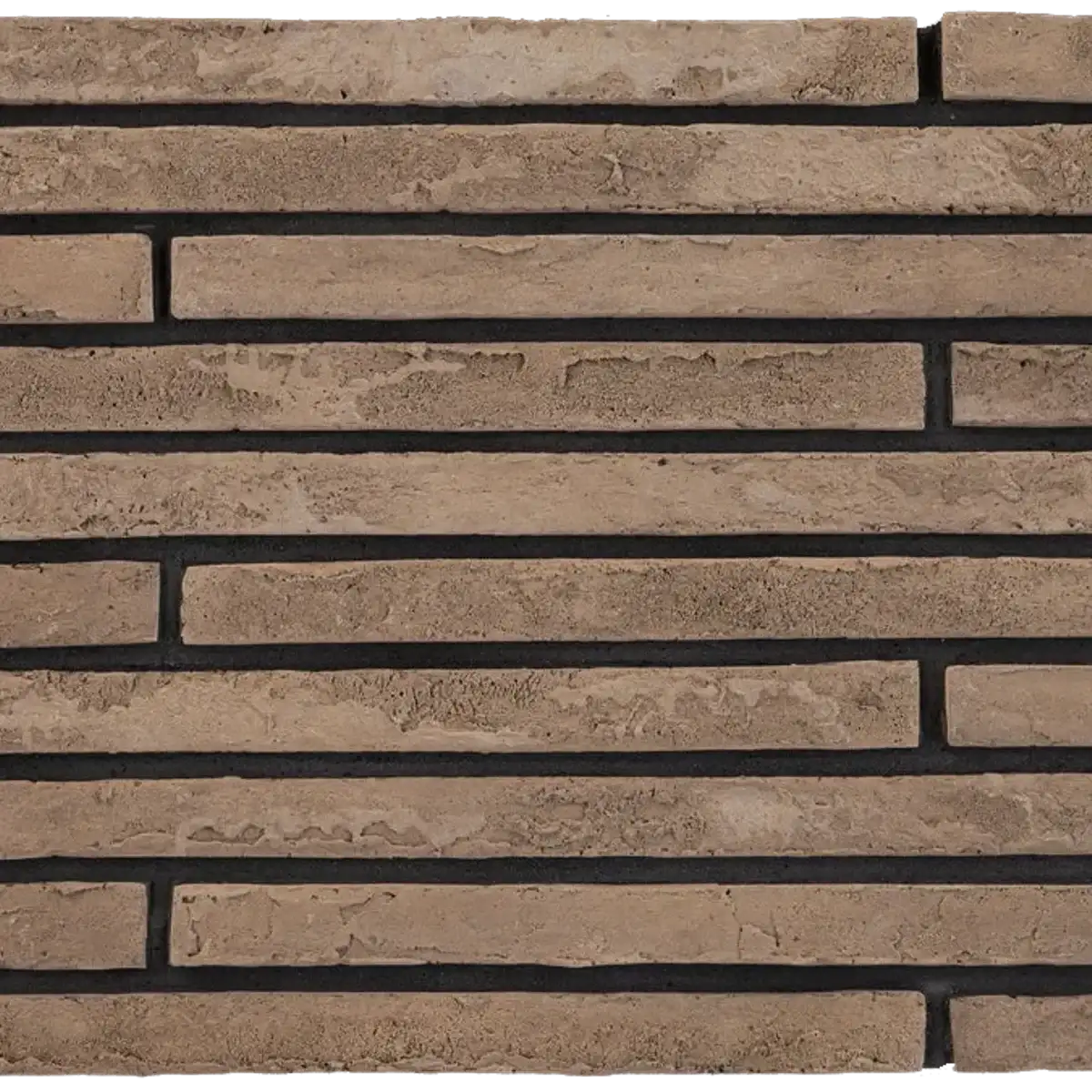 Фасадна плитка Loft Brick Rockface 537 коричневий ригель