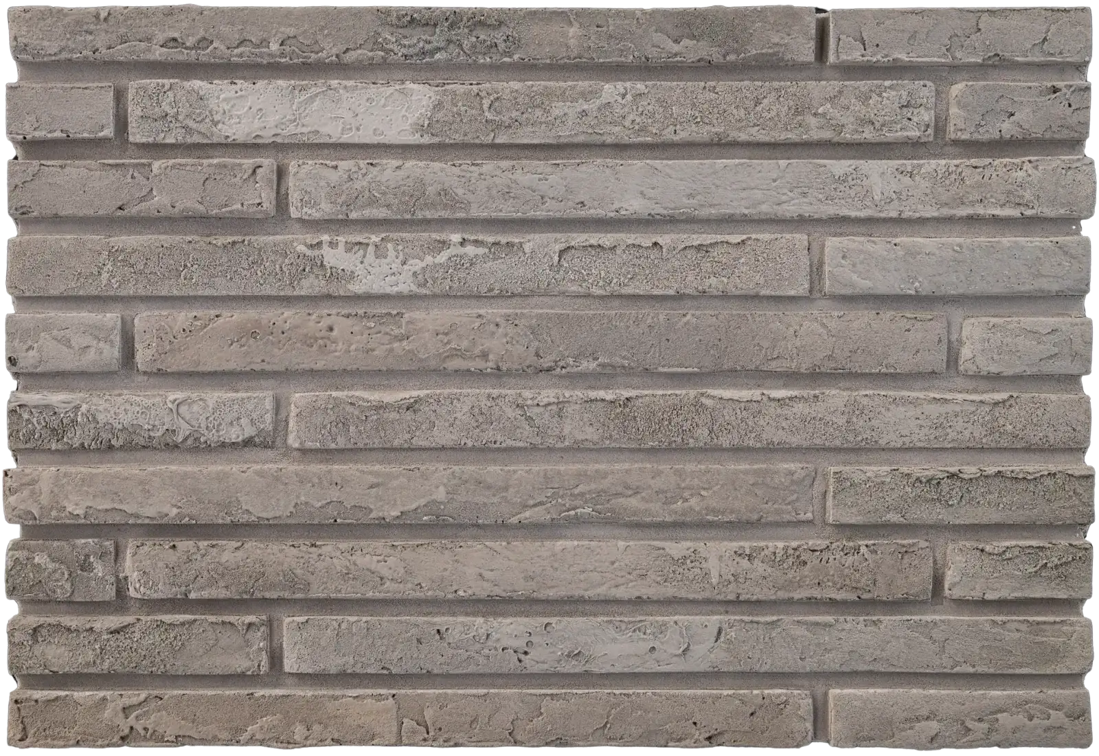 Фасадна плитка Loft Brick Rockface 538 сірий ригель, фото 2