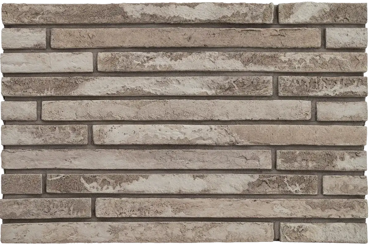 Фасадна плитка Loft Brick Rockface 541 бежевий ригель, фото 2