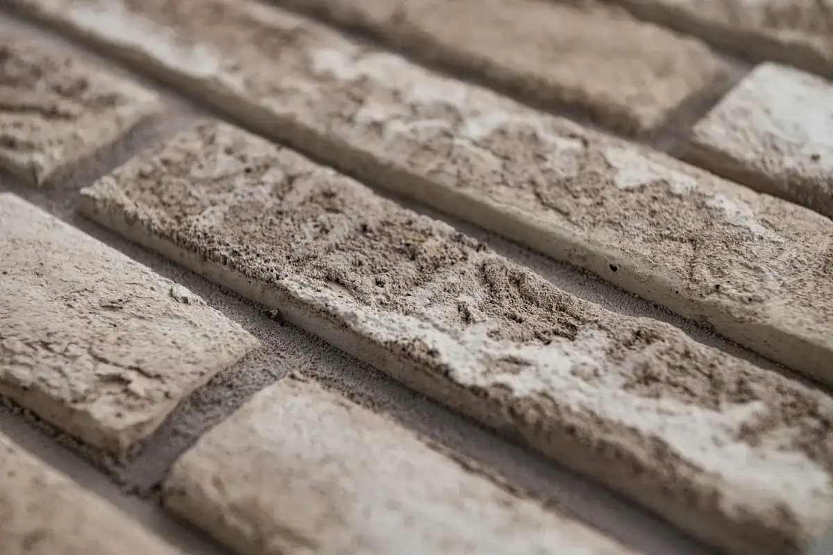 Фасадна плитка Loft Brick Rockface 541 бежевий ригель, фото 3