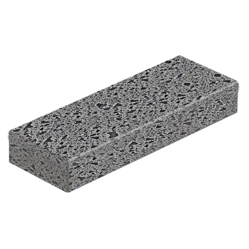 Сходинка Макс Золотий Мандарин дробоструминна граніт (оброблений) — рендер полірованої плити