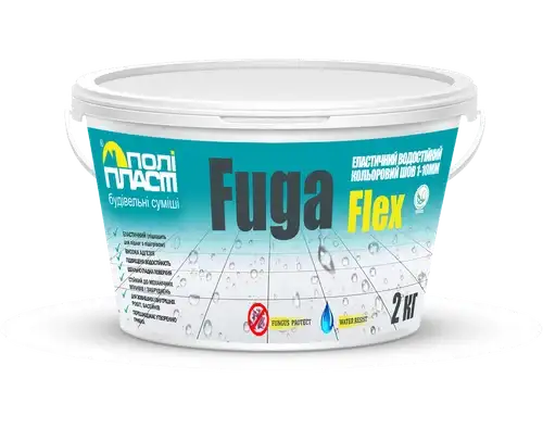 Затирка швів Poliplast FUGA FLEX Білий сніг F01 (2 кг)
