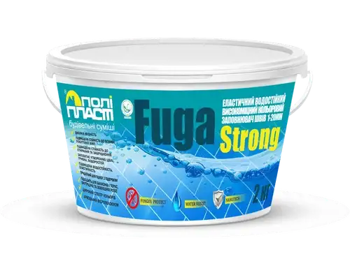 Затирка швів Poliplast FUGA STRONG Білий сніг F01 (2 кг)