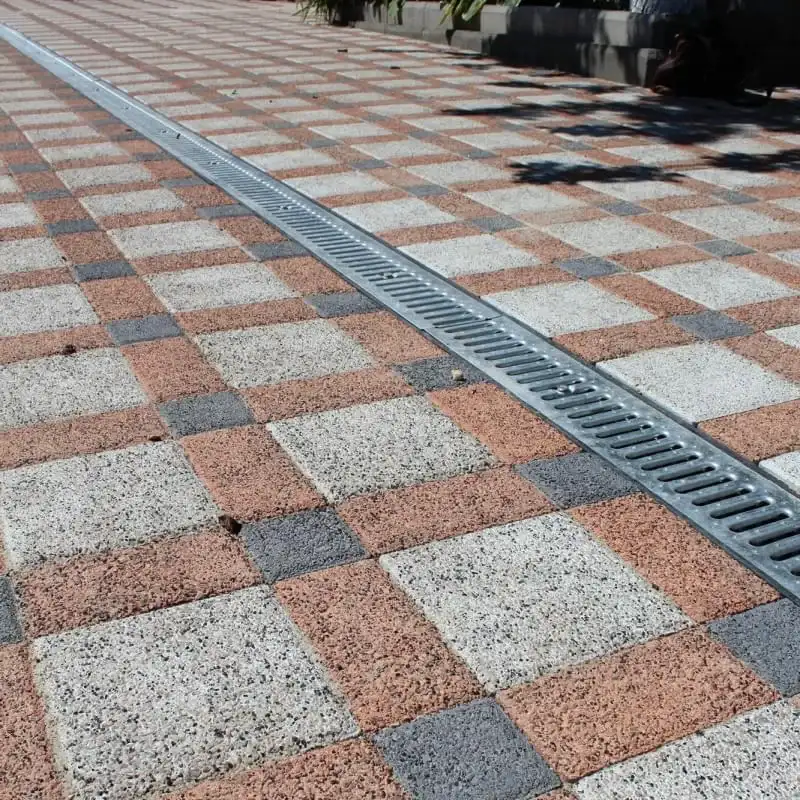 Тротуарна плитка Золотий Мандарин Квадрат 100×100 60 мм жемчуг меланж