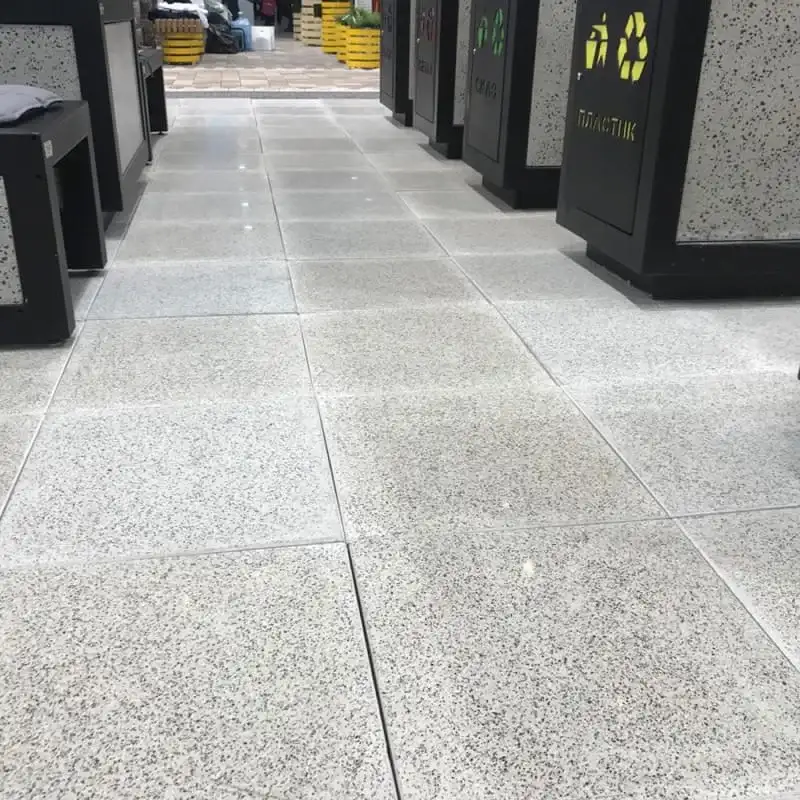 Тротуарна плитка Золотий Мандарин Плита 500×500 60 мм полірована без фаски вайт