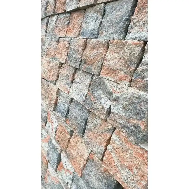 Бруківка Золотий Мандарин колота 150×150 60 мм нуоро
