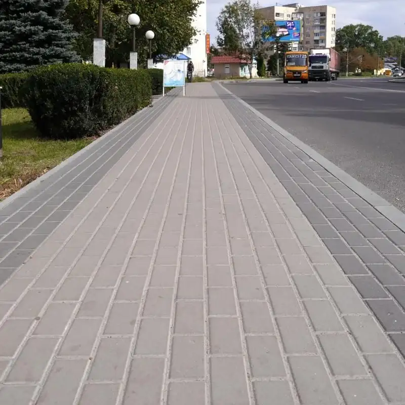 Бруківка Золотий Мандарин 200×100 80 мм чорний (графіт)