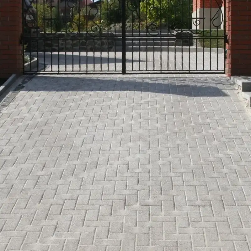 Бруківка Золотий Мандарин 200×100 60 мм бісер меланж