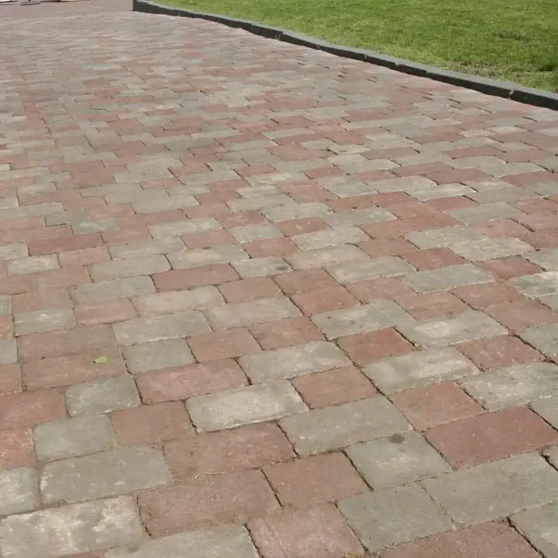 Тротуарна плитка Золотий Мандарин Квадрат 160×160 90 мм антик гірчичний