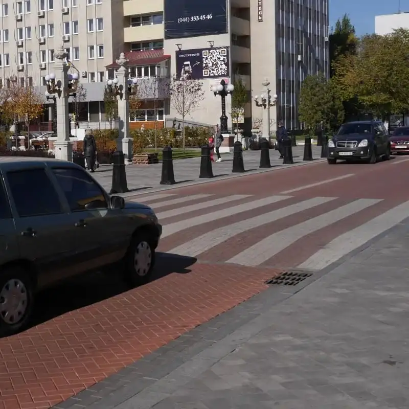 Бруківка Золотий Мандарин 200×100 100 мм мікрофаска червоний