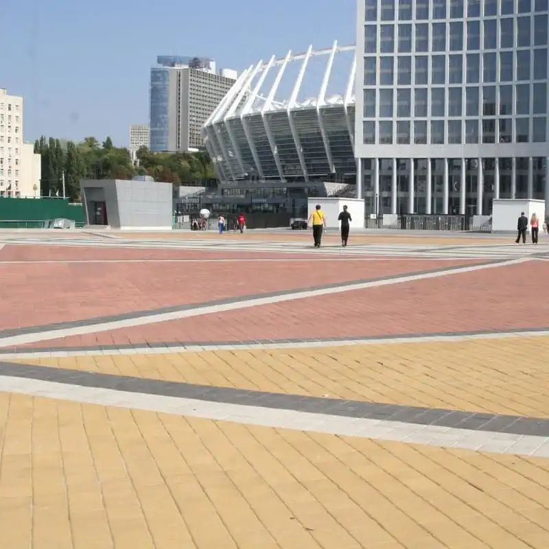 Тротуарна плитка Золотий Мандарин Квадрат 160×160 80 мм білий