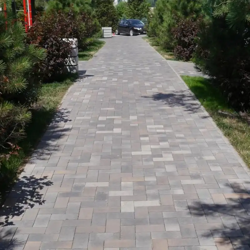 Бруківка Золотий Мандарин 200×100 40 мм без фаски грейс
