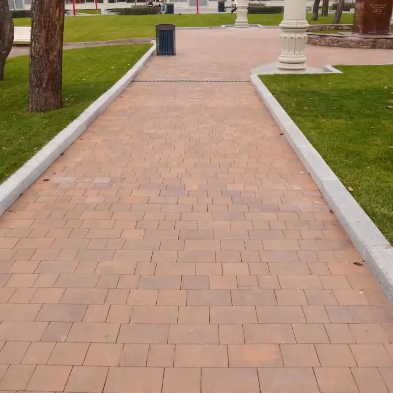 Тротуарна плитка Золотий Мандарин Плац 60 мм без фаски сієна