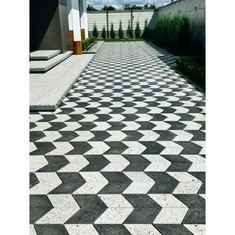 Тротуарна плитка Золотий Мандарин Ромб великий 320×190 20 мм полірована без фаски невада