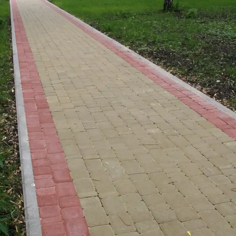 Тротуарна плитка Золотий Мандарин Старе місто 40 мм червоний