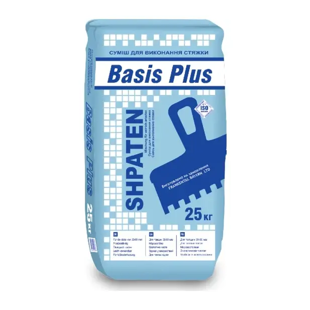 Армована стяжка для підлоги SHPATEN Basis Plus (25 кг)