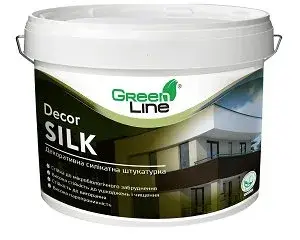 Декоративна силікатна штукатурка «камінцева» Green Line Decor Silk (25 кг)
