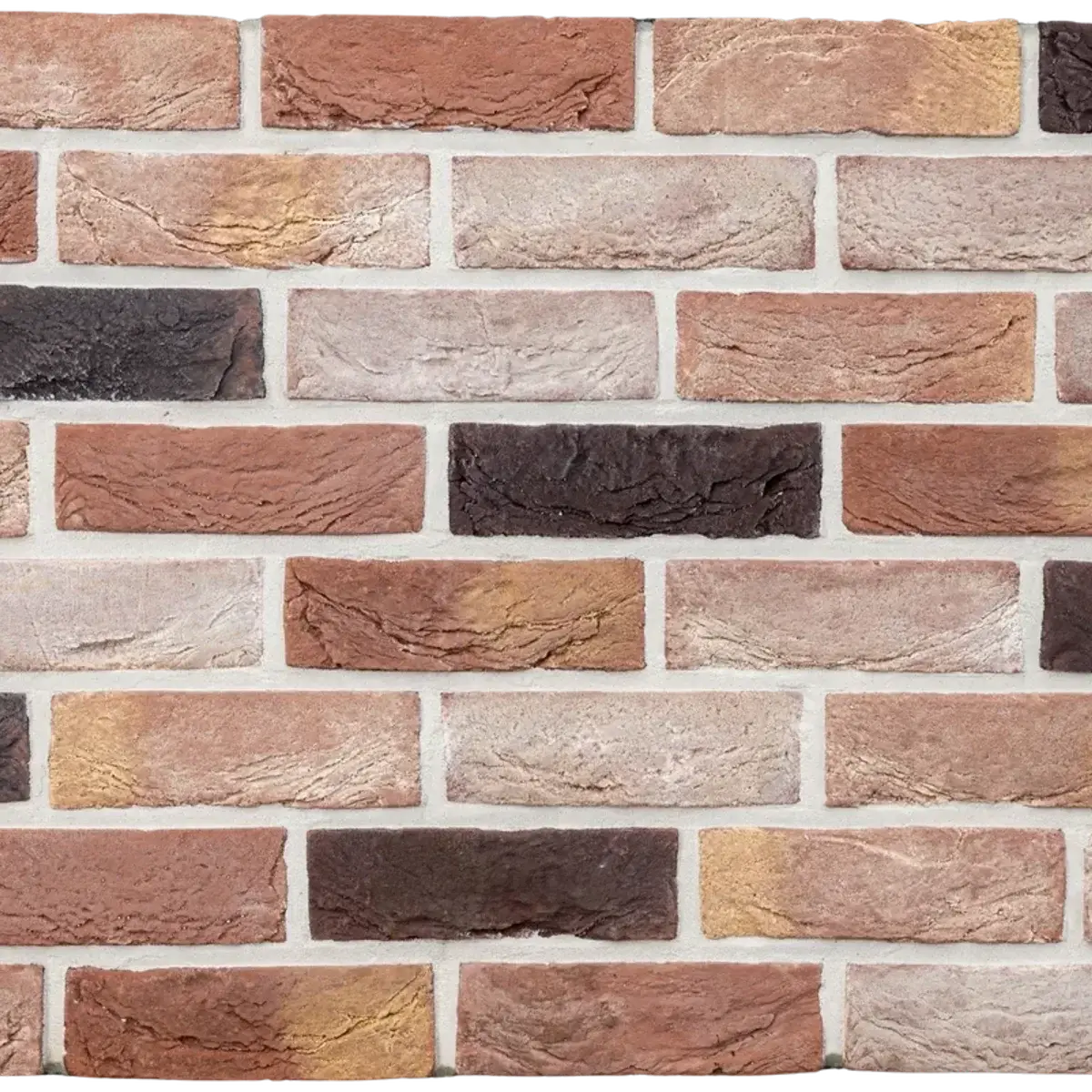 Фасадна плитка Loft Brick Бостон 10 червоний 210×65 мм