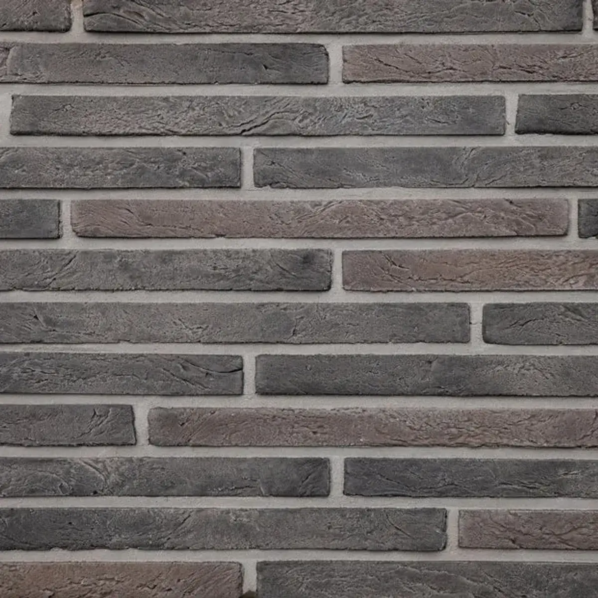 Фасадна плитка Loft Brick Гренада 40 сірий ригель