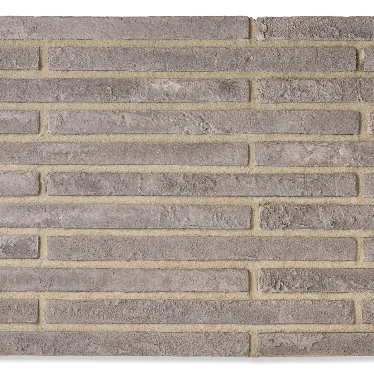 Фасадна плитка Loft Brick Rockface 538 сірий ригель