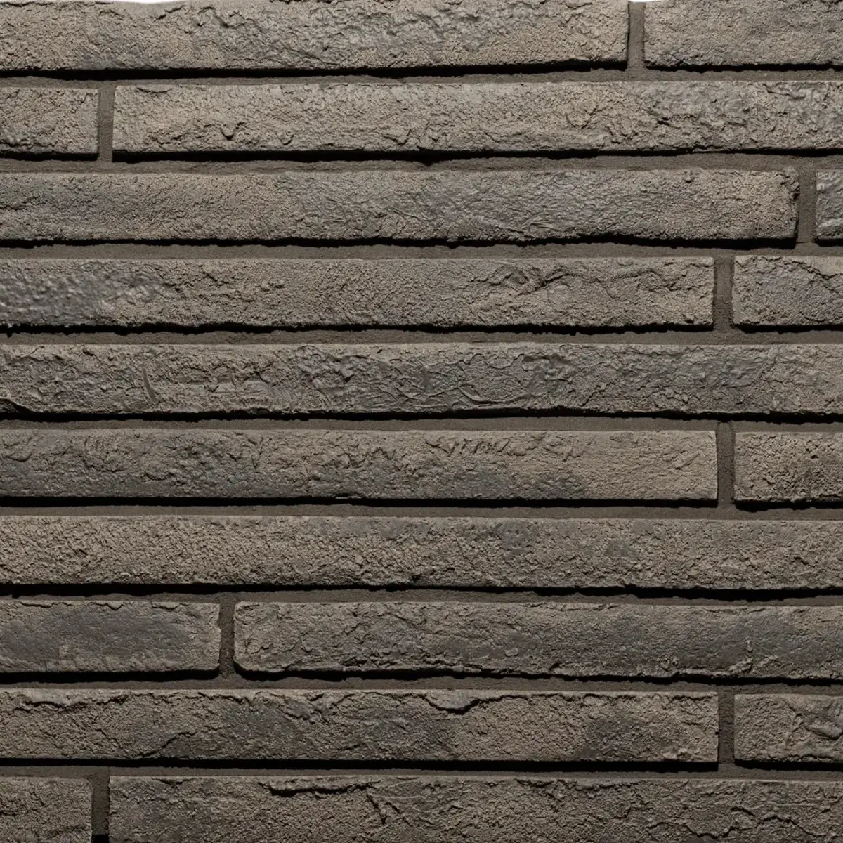 Фасадна плитка Loft Brick Rockface 544 графітовий ригель
