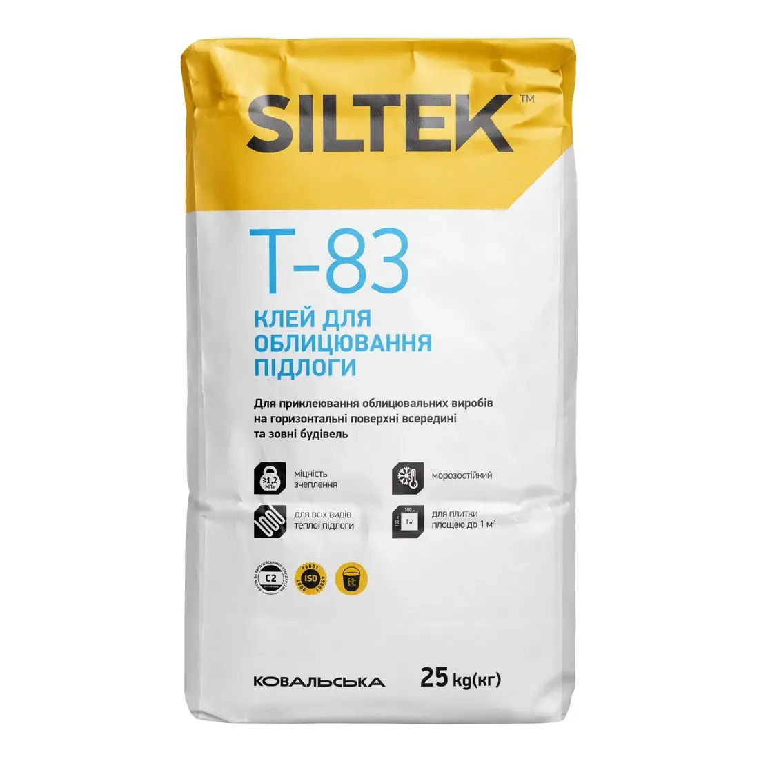 Клей для облицювання підлоги Siltek T-83 (25 кг)