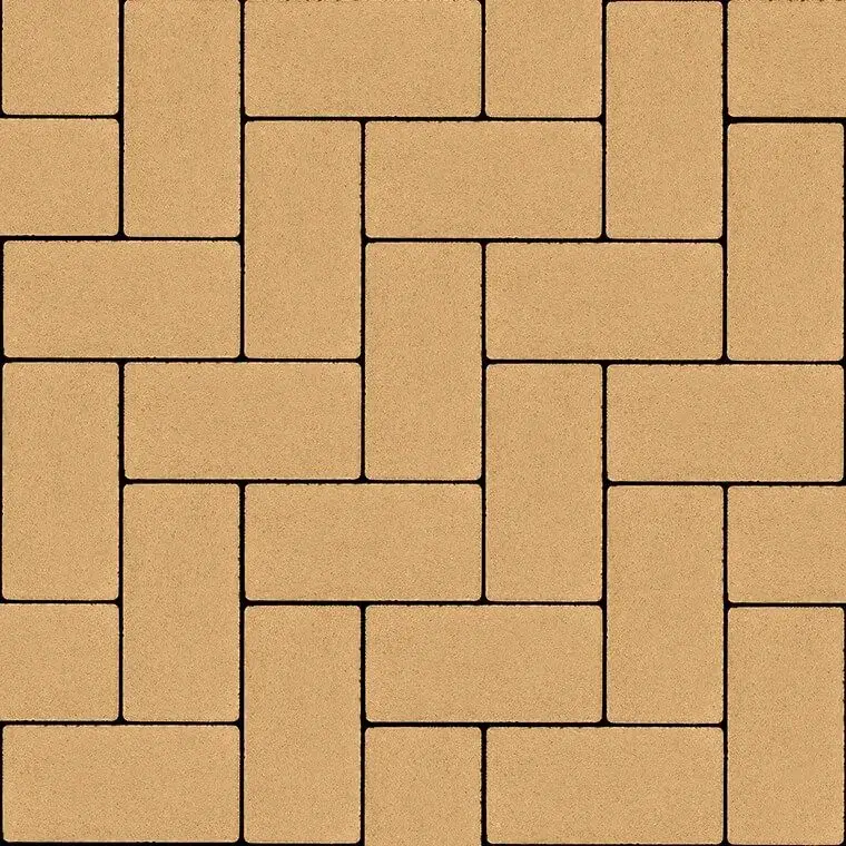 Бруківка Ковальська 200×100×80 без фаски сахара
