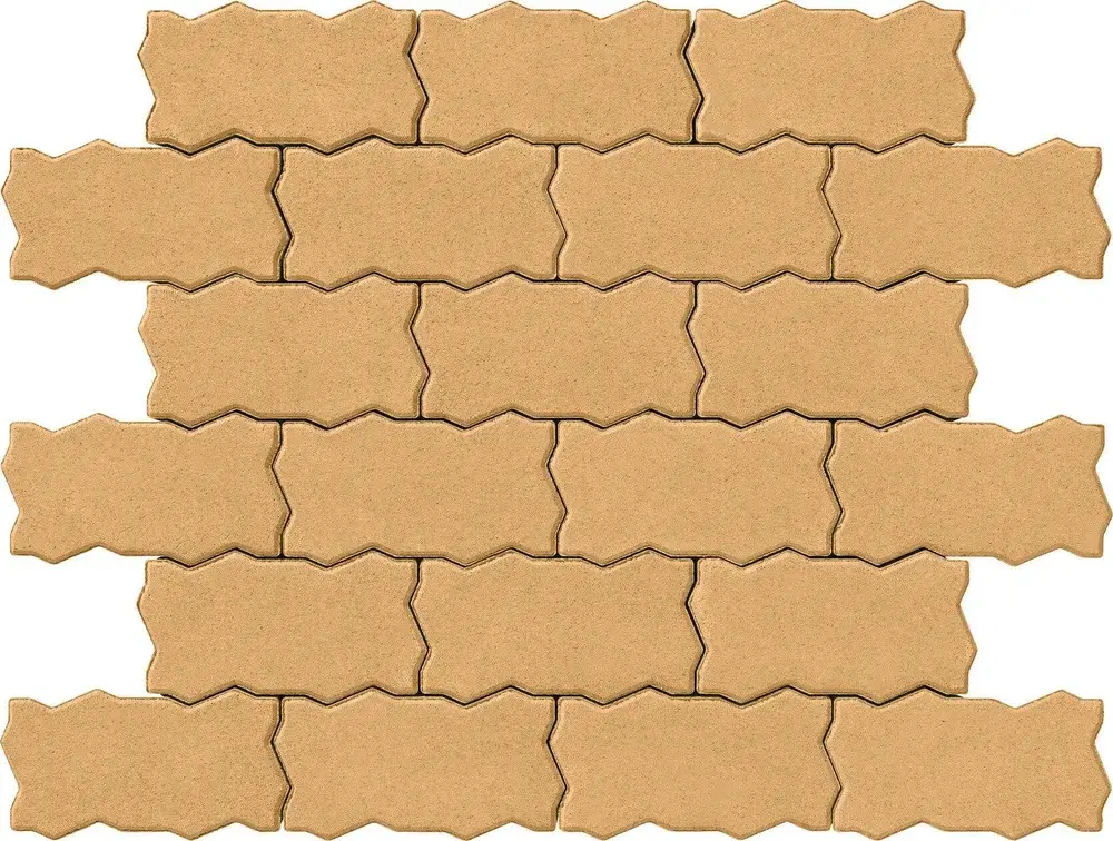 Тротуарна плитка Ковальська Фалка 300×150×100 сахара