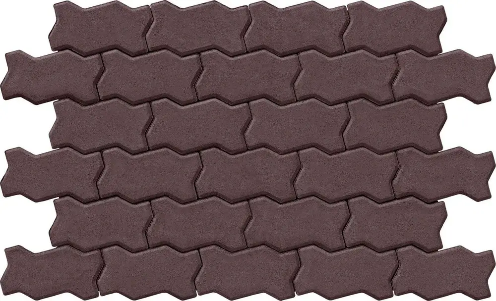 Тротуарна плитка Ковальська Фалка 240×130×120 венге
