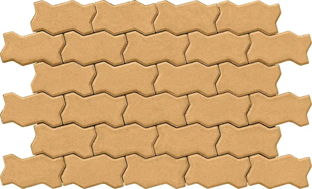 Тротуарна плитка Ковальська Фалка 240×130×120 сахара
