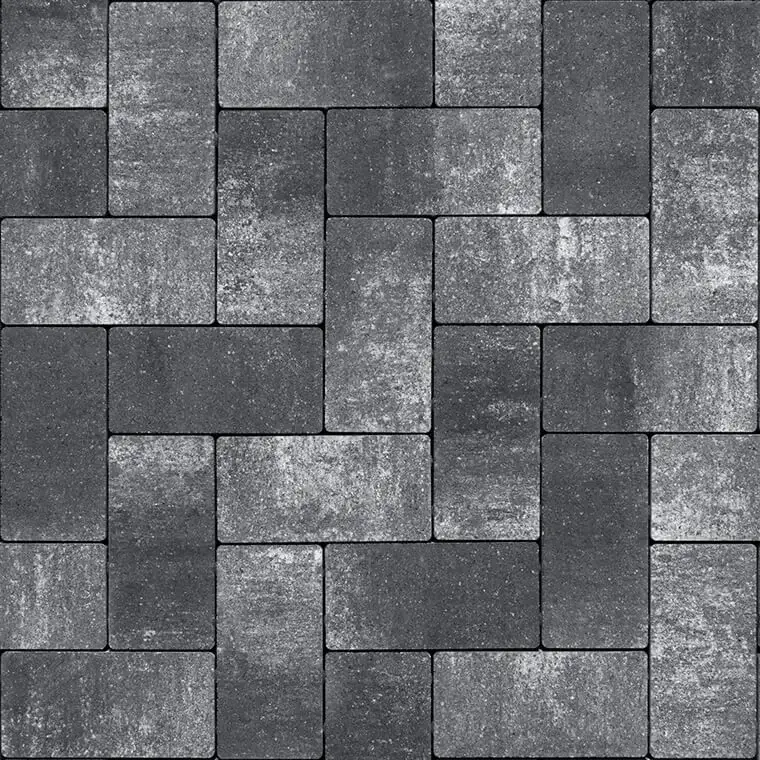 Бруківка Ковальська 200×100×60 без фаски нуар