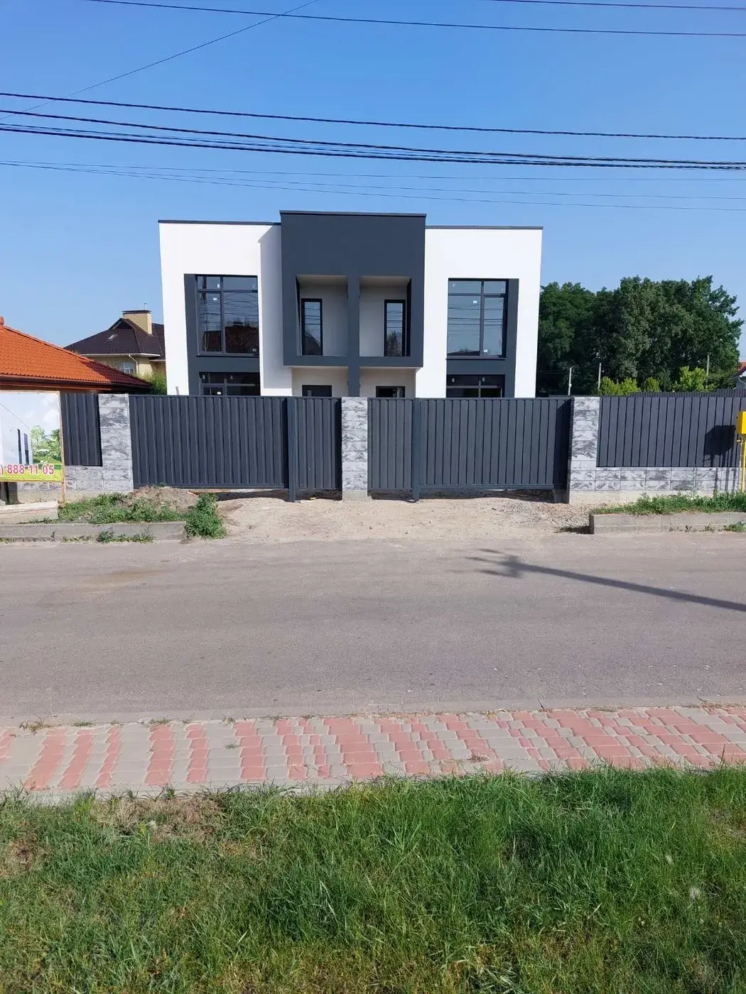 Блок 504×200 огорожі "Ґардіан" Onyx White 200 мм