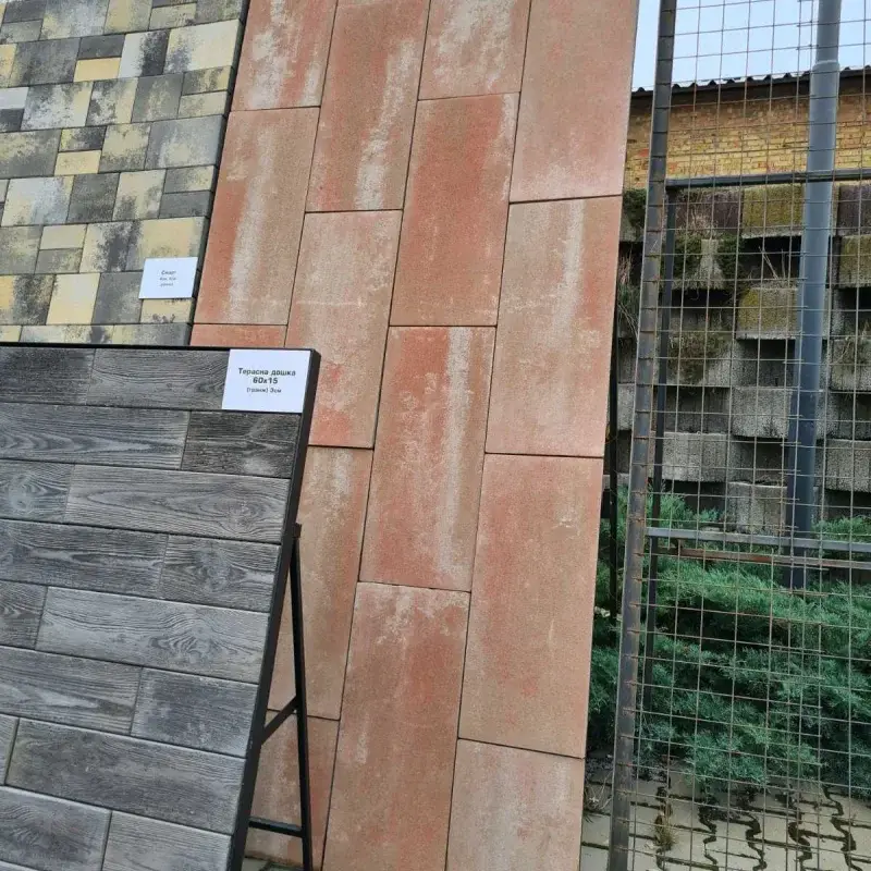 Тротуарна плитка Золотий Мандарин Новоліт 800×350 60 мм фіоріно