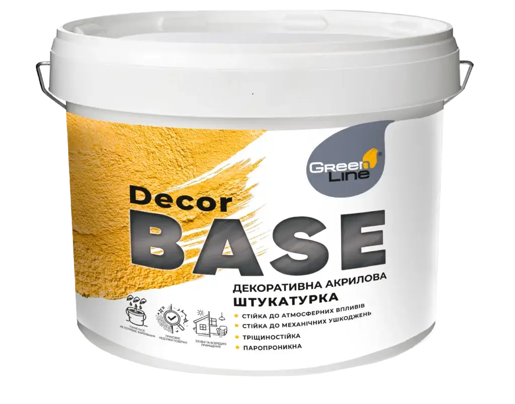 Декоративна акрилова штукатурка Green Line Decor Base (25 кг)