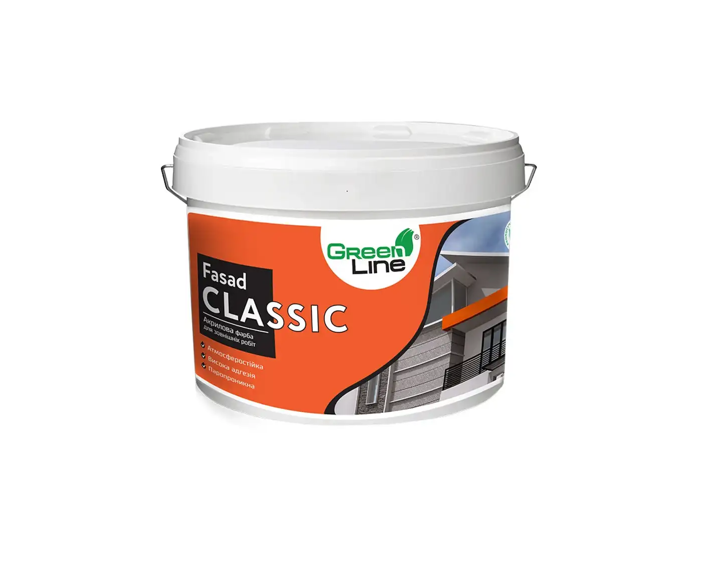 Фарба фасадна акрилова Green Line Fasad Classic (10 л)
