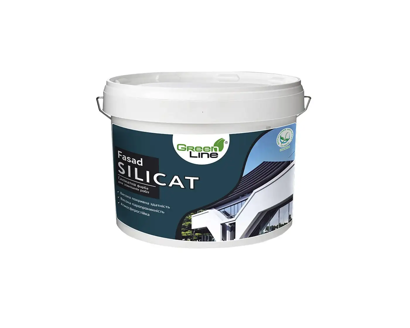 Фарба фасадна силікатна Green Line Fasad Silicat (10 л)