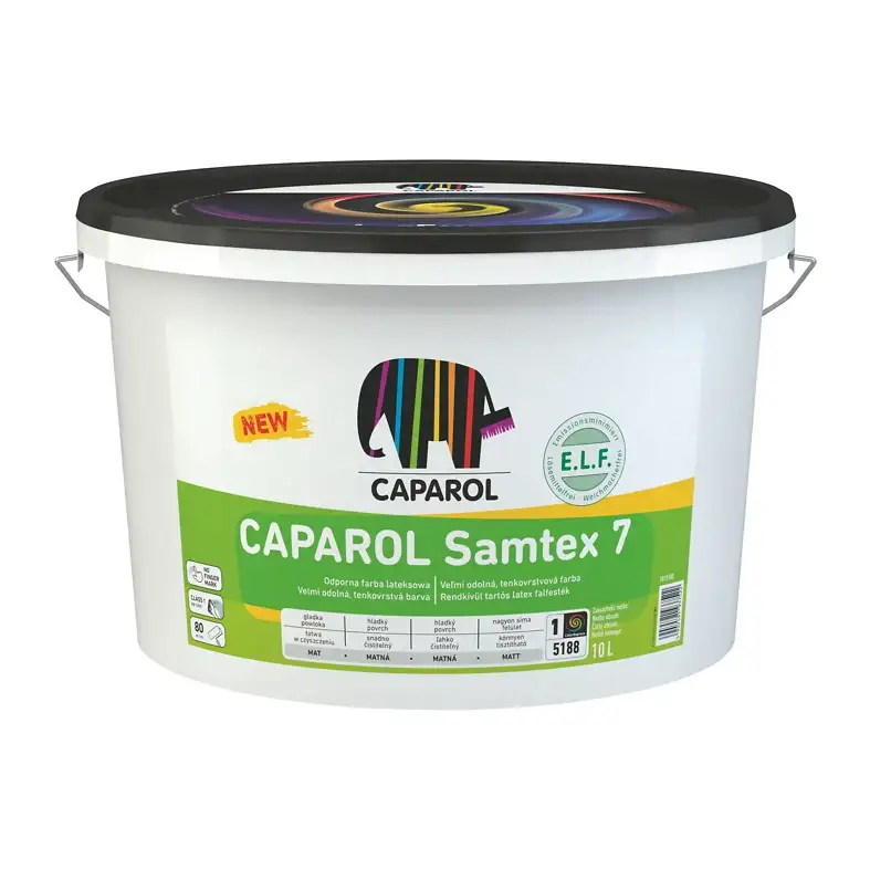Фарба інтер'єрна латексна матова Caparol Samtex 7 E.L.F. База 1 (10 л)