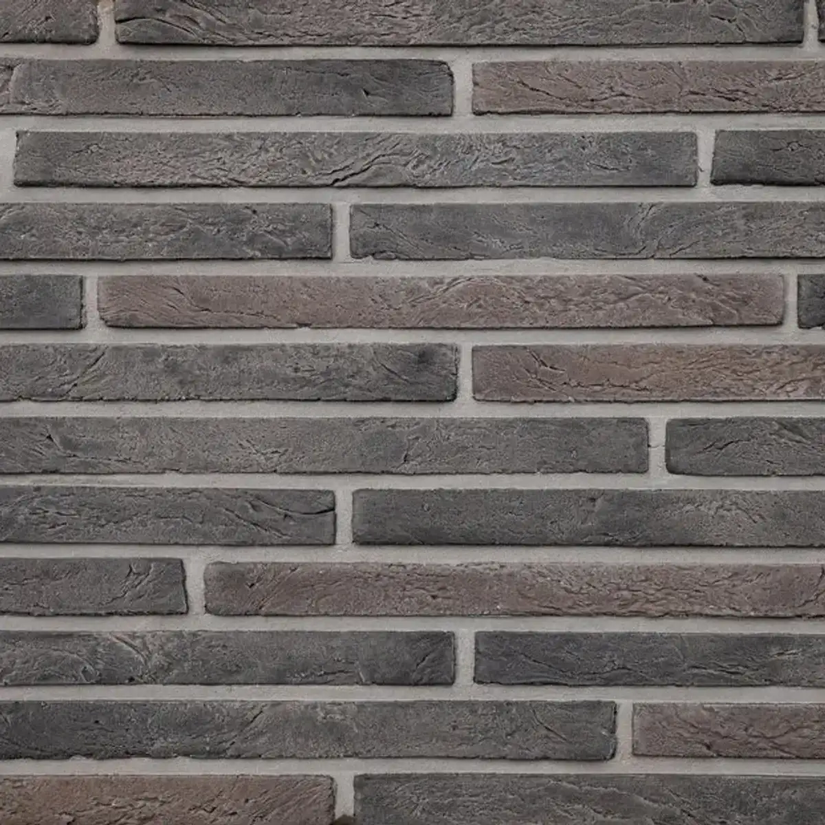 Фасадна плитка Loft Brick Гренада 40 сірий ригель