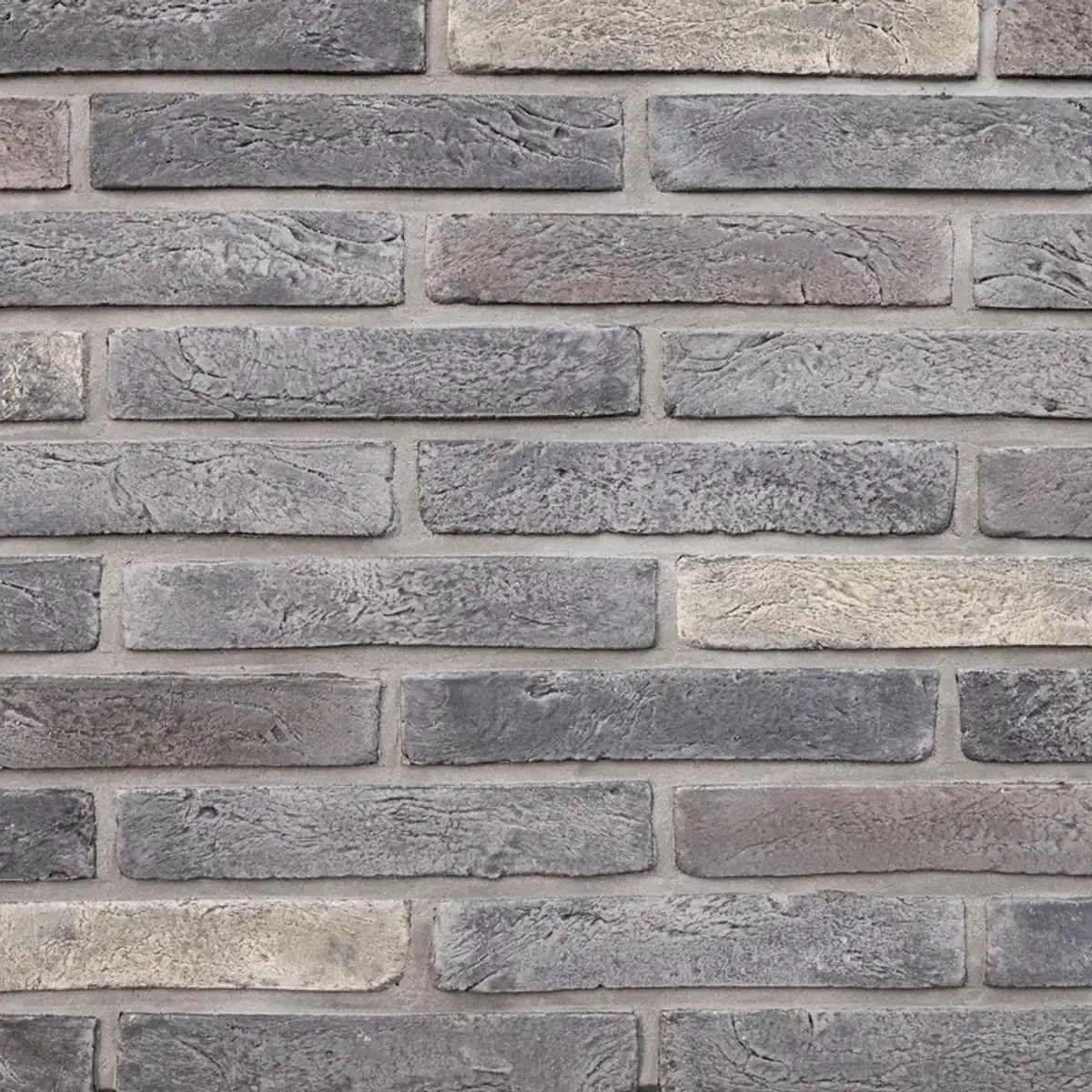 Фасадна плитка Loft Brick Лонг Форд 40 сірий 295×50 мм