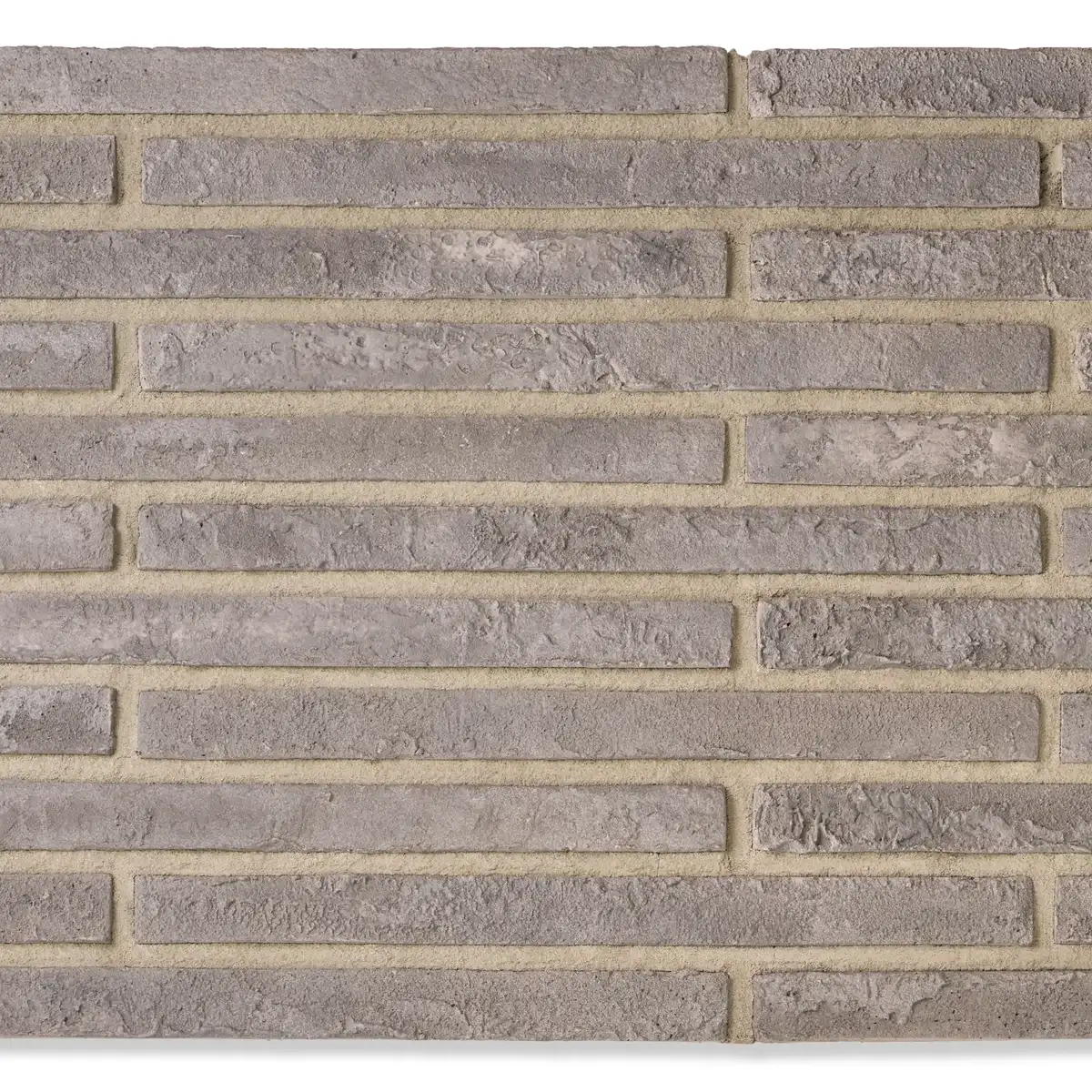 Фасадна плитка Loft Brick Rockface 538 сірий ригель