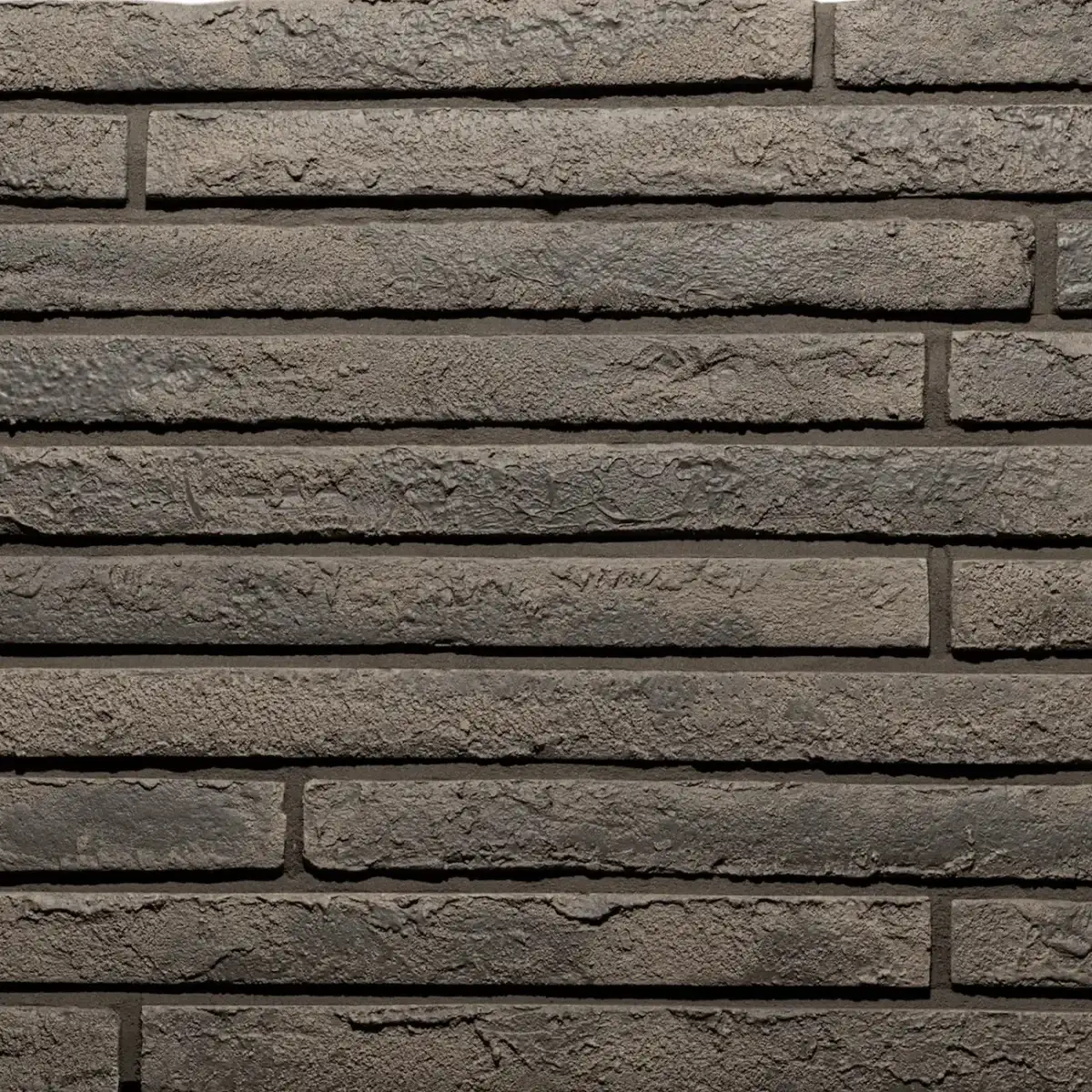 Фасадна плитка Loft Brick Rockface 544 графітовий ригель