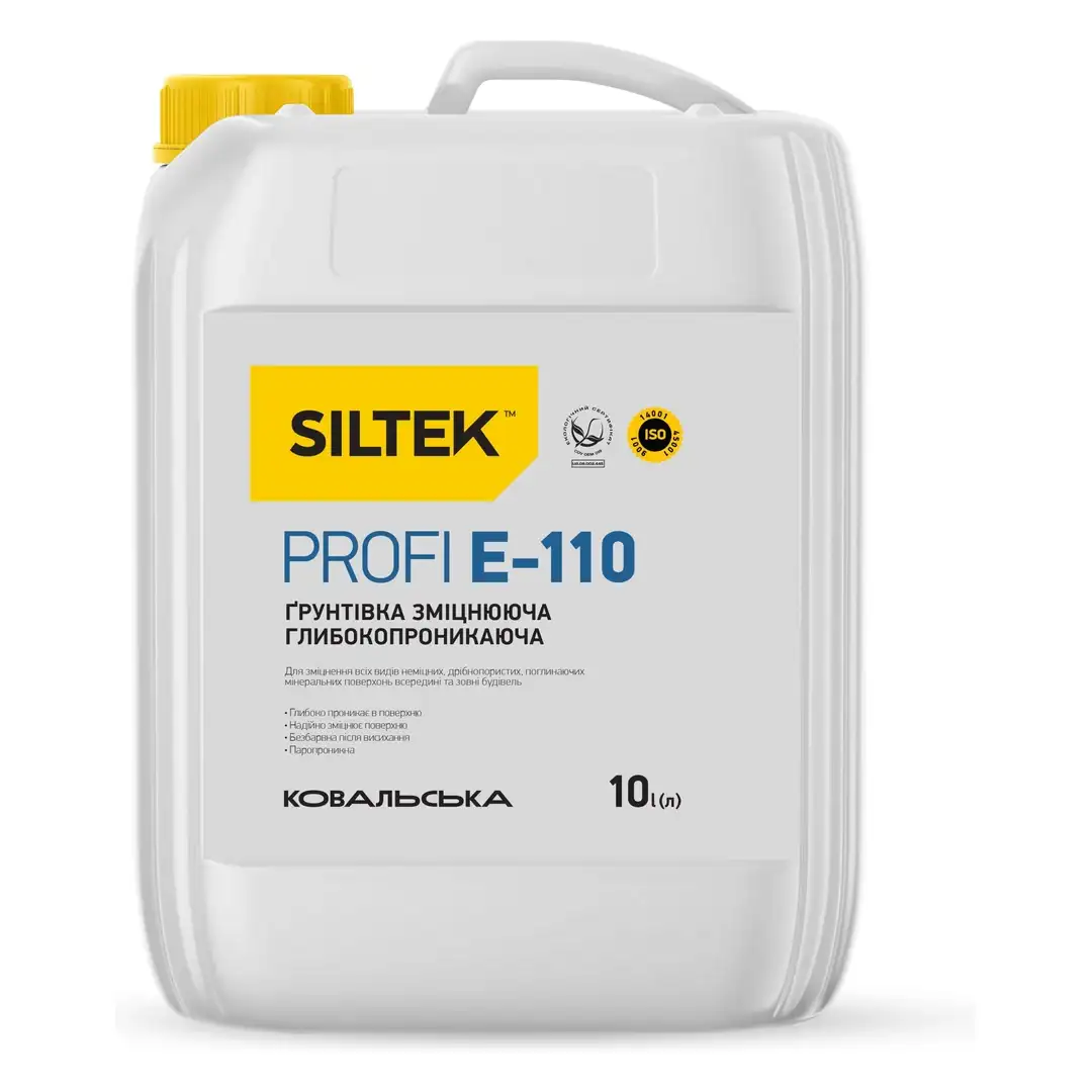 Ґрунтівка глибокопроникна зміцнююча Siltek E-110 Profi (2 л)