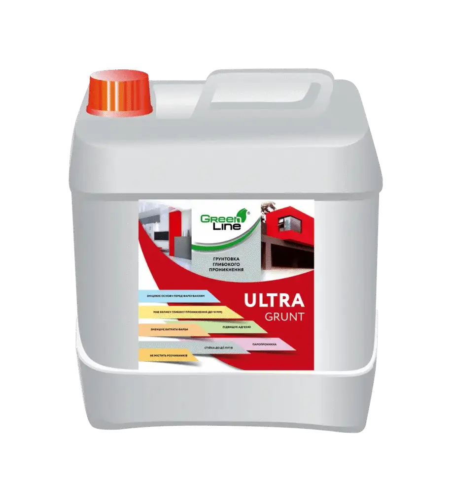 Ґрунтовка глибокопроникна Green Line Ultra (10 л)