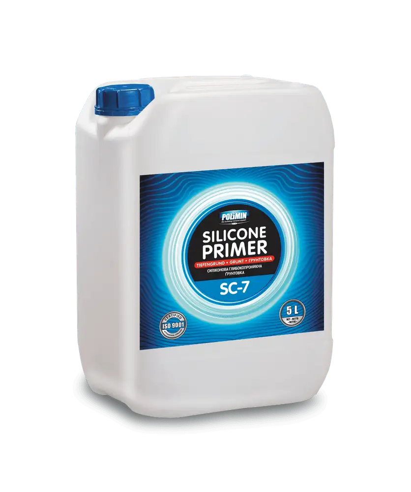 Ґрунтовка силіконова Polimin SC-7 Silicone Primer універсальна (5 л)