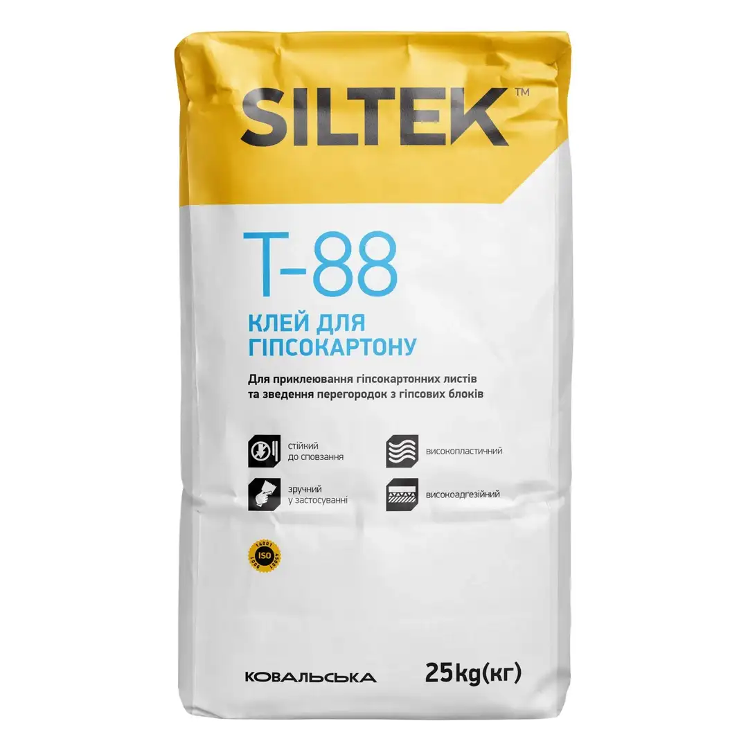Клей для гіпсокартону Siltek T-88 (25 кг)